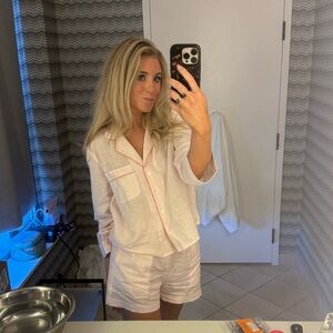 J. Crew Light Pink Sleepwear Set